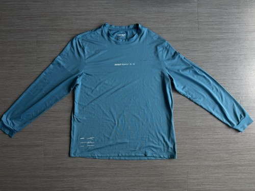 Bandit Running Micromesh Performance Long Sleeve Size Small Blue Tide Pool
