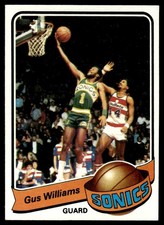 1979-80 Topps Gus Williams Seattle SuperSonics #27