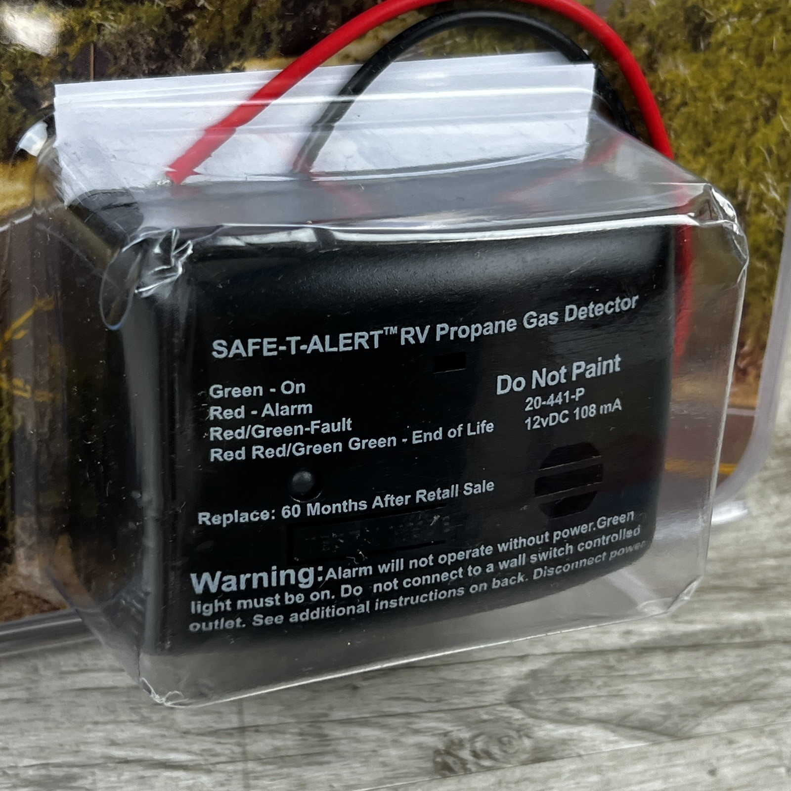 Safe T Alert Mini Series Wired In Propane Alarm 20-441 Propane Gas Detector New