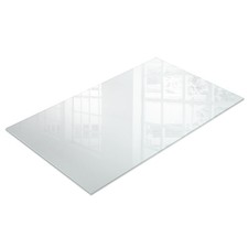 Plateau de Table Rectangulaire Verre Trempé Dépoli Protection Table 100x60 cm