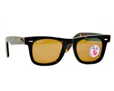 Ray-Ban Sunglasses RB2140 Original Wayfarer Tortoise Frame Brown Lens 50mm