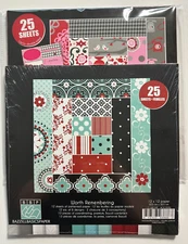 Bazzill Basics Paper 12x12 Paper Packs-Worth Remembering or Love Story