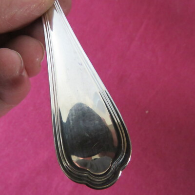 Lot De 12 Cuillères à Soupe Christofle Modèle Spatours - Argenté, 20,5 Cm - Occasion