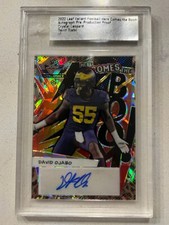 DAVID OJABO Michigan 2022 Leaf Valiant Football Pre-Production Proof AUTO # 1/1