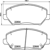 Brembo BremsbeläGe Bremsbelegsatz Vorne FüR Hyundai I30 KIA Ceed Hatchback Van