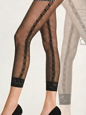 mesh footless tights