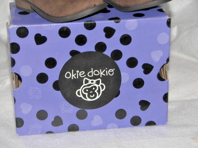Botas de Gamuza Marrón NOOKIE DOKIE Niñas Talla 5M Brillante Estrella Vaquera Occidental Nuevas Foto 4 de 4