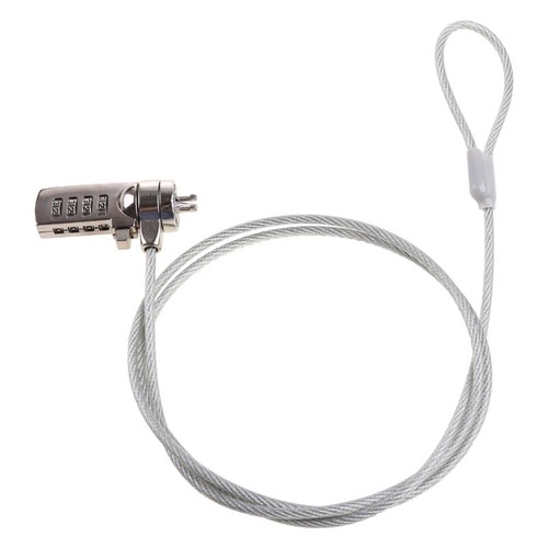 Laptop 4 Digit Combination Security Lock Cable Chain Anti-Theft Lock Replacement - 第 1/8 張圖片