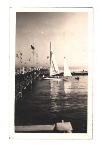 DANZIG FREIE STADT Sopot YACHT Postcard TAXE GB Postage Dues 1935 Renfrews MA338 - Picture 10 of 10