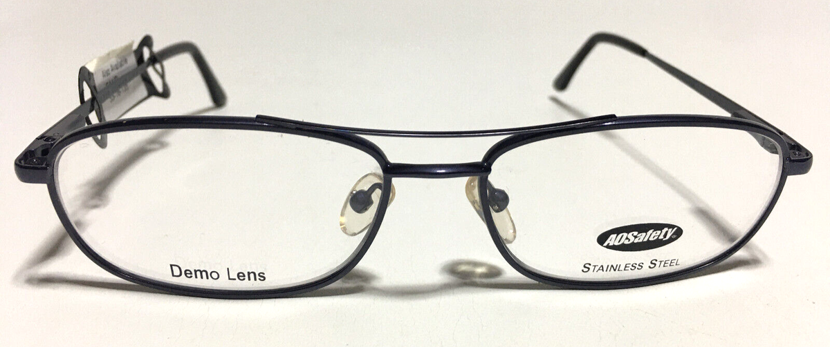 AO American Optical AO-Safety Steel 200 Z87-2 Eyeglasses 55-16 