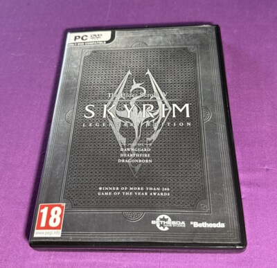 The Elder Scrolls V Skyrim - PC Legendary Edition Disk Case Instructions