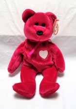 TY Beanie Baby - VALENTINA the Red Bear Valentine Valentine's Day Heart Love