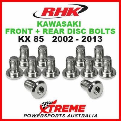 Front & Rear Brake Pads For Kawasaki KX85 2001-2010 - Organic Compound