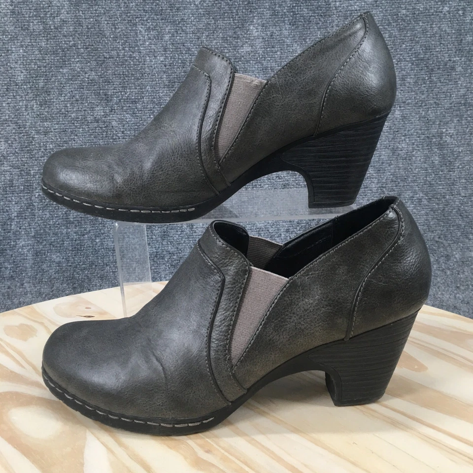 Croft & Barrow Botas Mujer 9.5 M Ortholite Maid Botín Gris Informal Bloque Foto 2 de 4