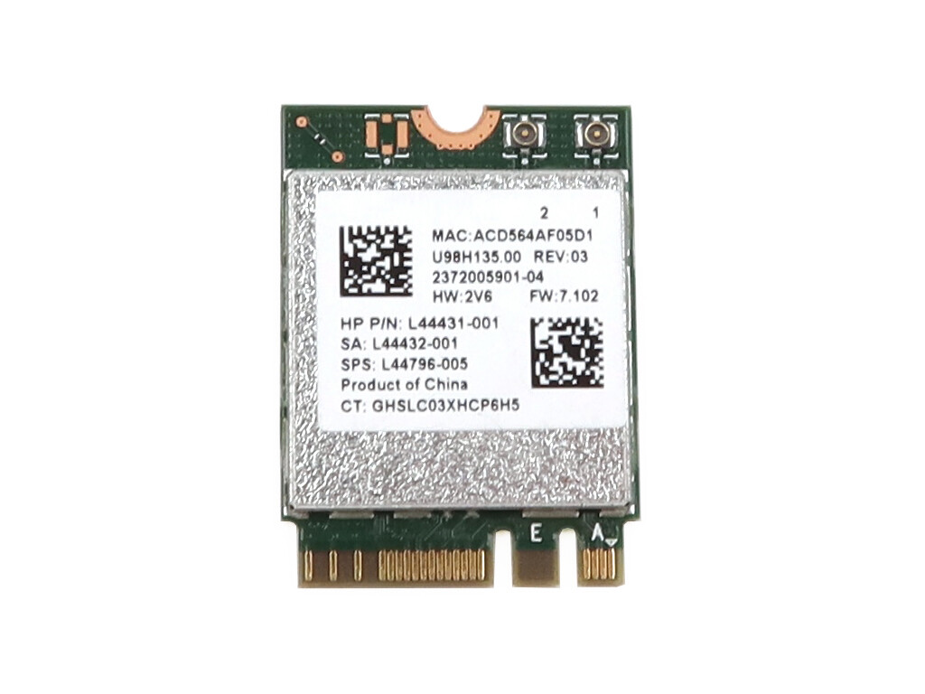 GENUINE REALTEK RTL8822CE NGFF M.2 2230 WLAN BLUETOOTH 4.2 WIFI