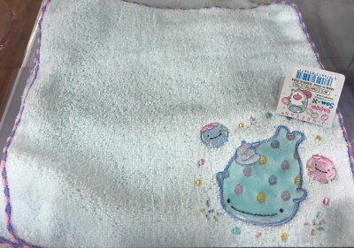 #ad San X Jinbesan Whale Shark Mini Hand Towel Jinbesan amp; Ice jellyfish Blue New $18.66