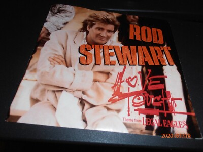 1980 WEA ROD STEWART LOVE TOUCH /HEART IS ON THE LINE EX