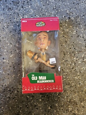 A Christmas Story Old Man Head Knocker/Bobblehead w/ Leg Lamp by NECA 120700