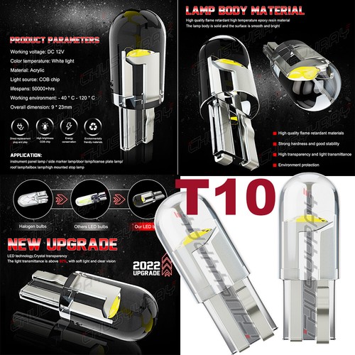For Honda CR-V MK3 2007-2012 - T10 LED Xenon White Upgrade Side Light Bulbs 12V - Picture 5 of 15