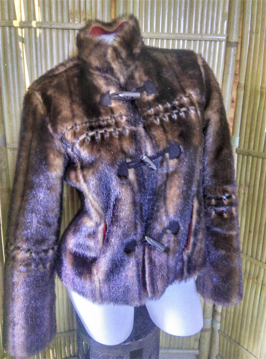 Julie Guerlande Veste fourrure r versible Veste chaude Taille S