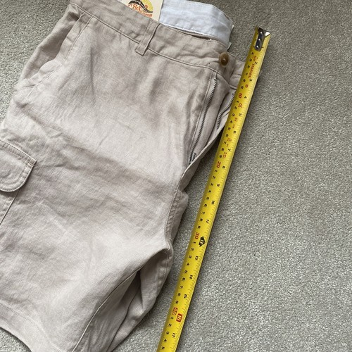 C&C California Shorts 34 Ladies Beige Linen Combat Cargo BNWT RRP £27.99 - Picture 6 of 10