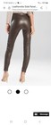 Natori – Espresso Vegan Leatherette Leggings (Size S) — photo 3