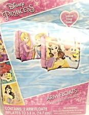 Disney Pool 2 Arm Floats Princess New Choice Inflates to 5.8in