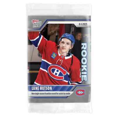 2024-25 NHL Topps NOW Stickers (You Pick) Rookies & Stars (Hutson, Celebrini,..)