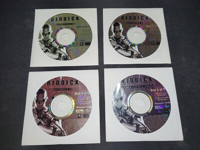 Chronicles of Riddick Escape From Butcher Bay PC Windows EX+NM discs 2-5 only*