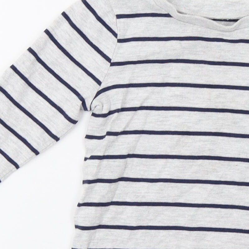 George Baby Grey Cotton Blend T-Shirt Size 12 Months image 10
