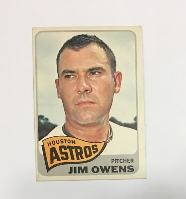 1965 Topps #451 Jim Owens Astros  EX