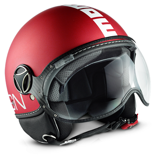 CASCO MOMO DESIGN FGTR CLASSIC RED MATT / WHITE CLASSIC TAGLIA XL | eBay