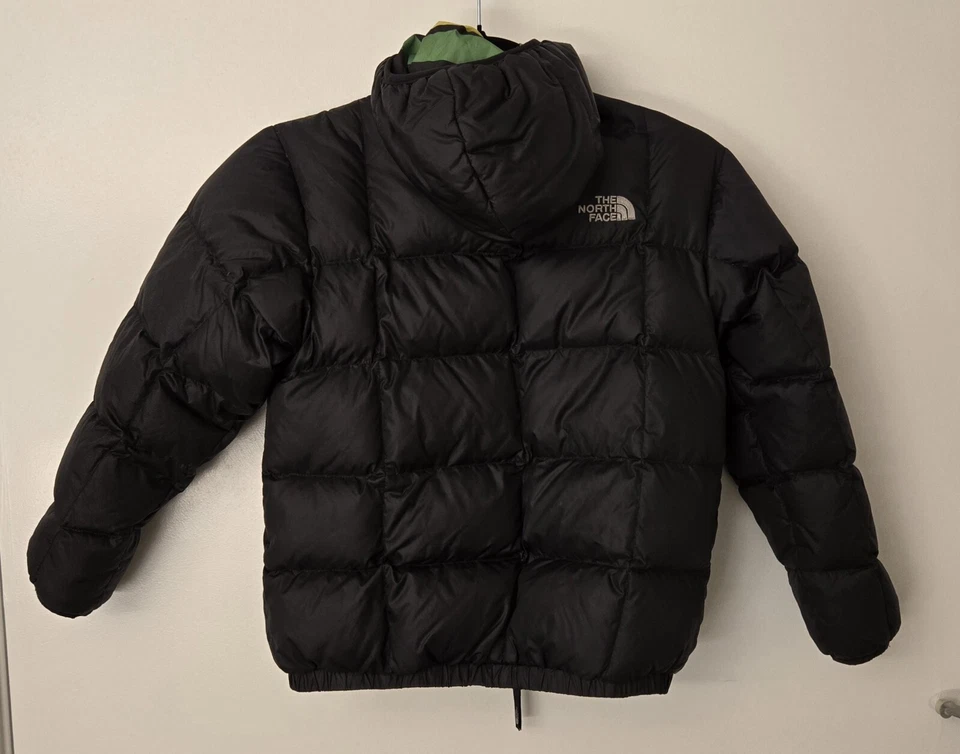 The North Face Kids Moondoggy Reversible Jacket Black/Green S 7/8 - Image 3 of 4
