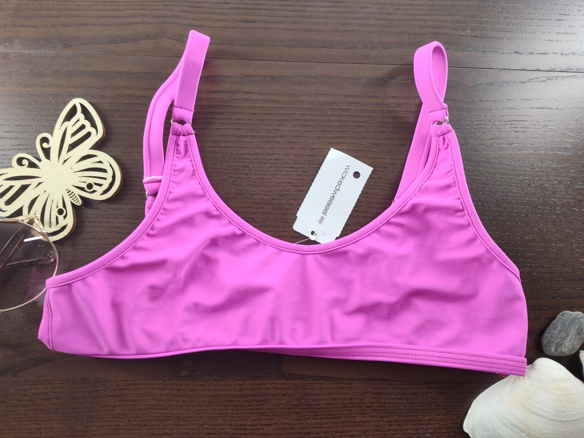 Wicked Weasel 25th Anniversary 358 Crop Bikini Top Atomic Pink