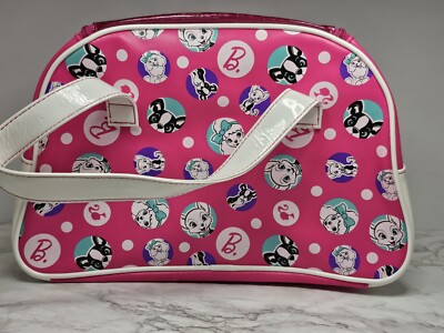 Barbie Pet Vet Bag Carrier With Vinyl Straps Zipper Latch opening