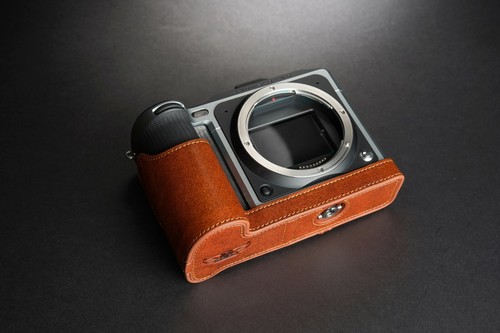 Funda protectora de cuero genuino con media cámara para Hasselblad X1D X1D II 50C - Imagen 25 de 48