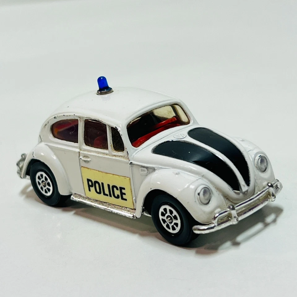 Corgi Toys - Whizzwheels - Police Volkswagen 1200 Saloon - 9 cm lang - GUT #3359 - Bild 4 von 4