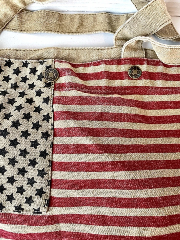 DG2 by Diane Gilman Canvas USA Tote Bag Purse American 20” X 12” - Image 4 of 4