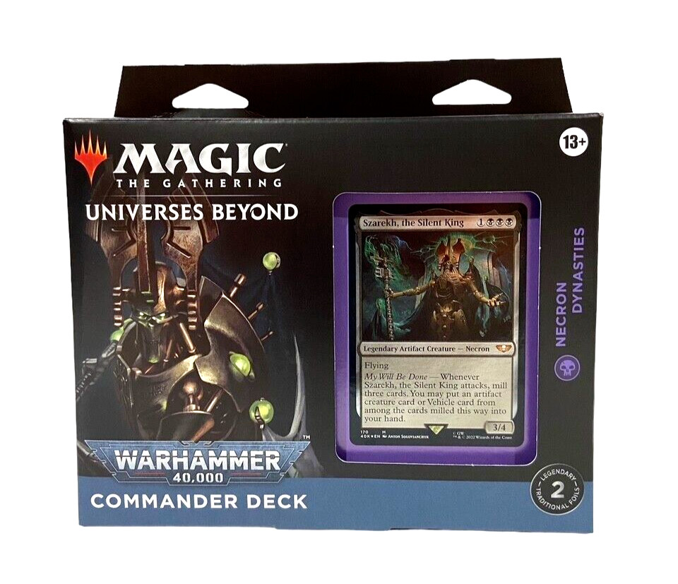 Magic The Gathering Universes Beyond Warhammer Commander Deck Necron Dynasties