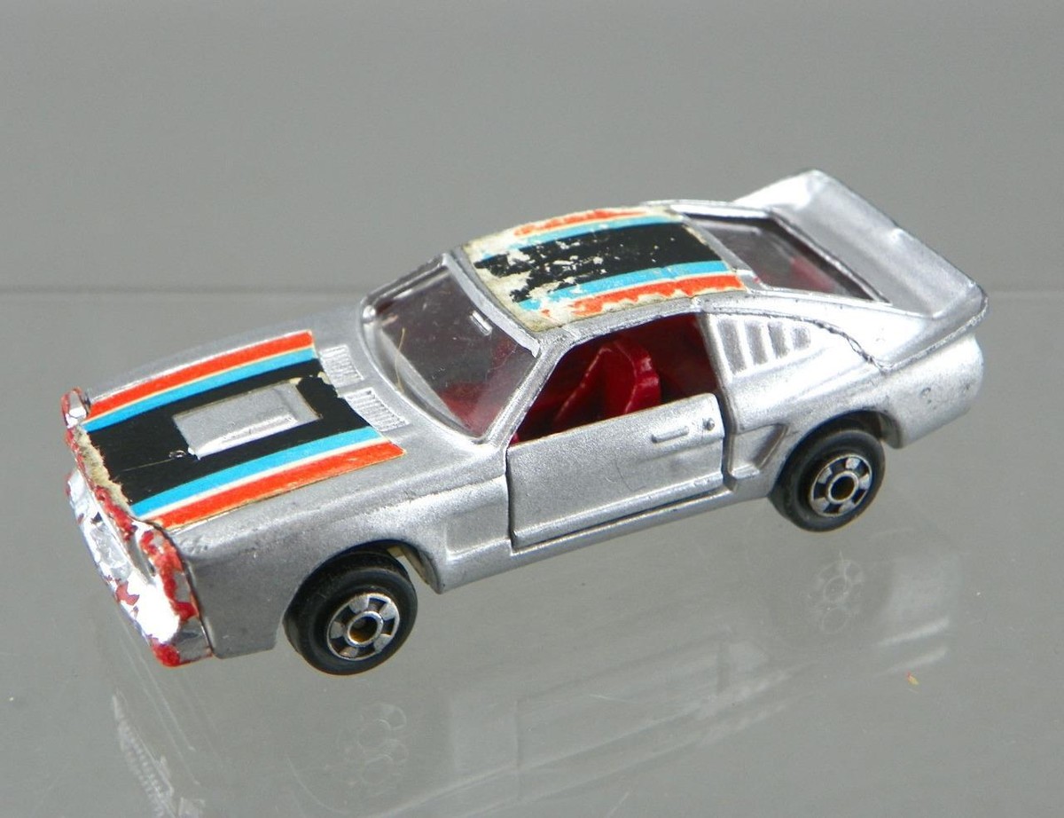 Vintage Zylmex P351 Diecast 1/64 Scale Silver Ford Mustang