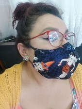 FACE MASK BETTY BOOP FABRIC reusable washable material. MADE IN USA