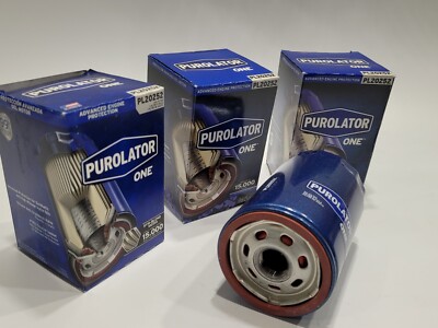 PurolatorONE PL20252 Engine Oil Filter for Oil Change Filters, Set of 3!!!