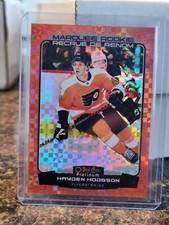 HAYDEN HODGSON Rookie 12/25 Orange Checkers SP 2022-23 O-PEE-CHEE Platinum 