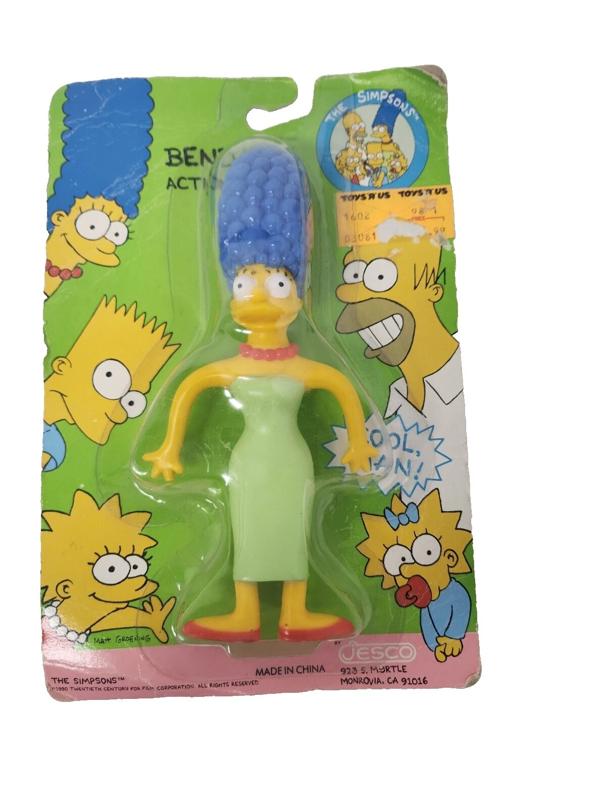Bart Simpson figuras de acción de plástico y accesorios