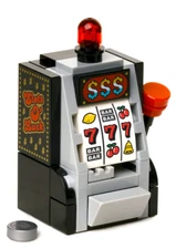 LEGO Slot Machine Custom Build Custom Pad Printed on Genuine LEGO parts New