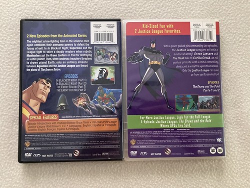 Justice League Justice On Trial / Brave And Bold DVD FREE SHIPPING - Foto 3 di 4