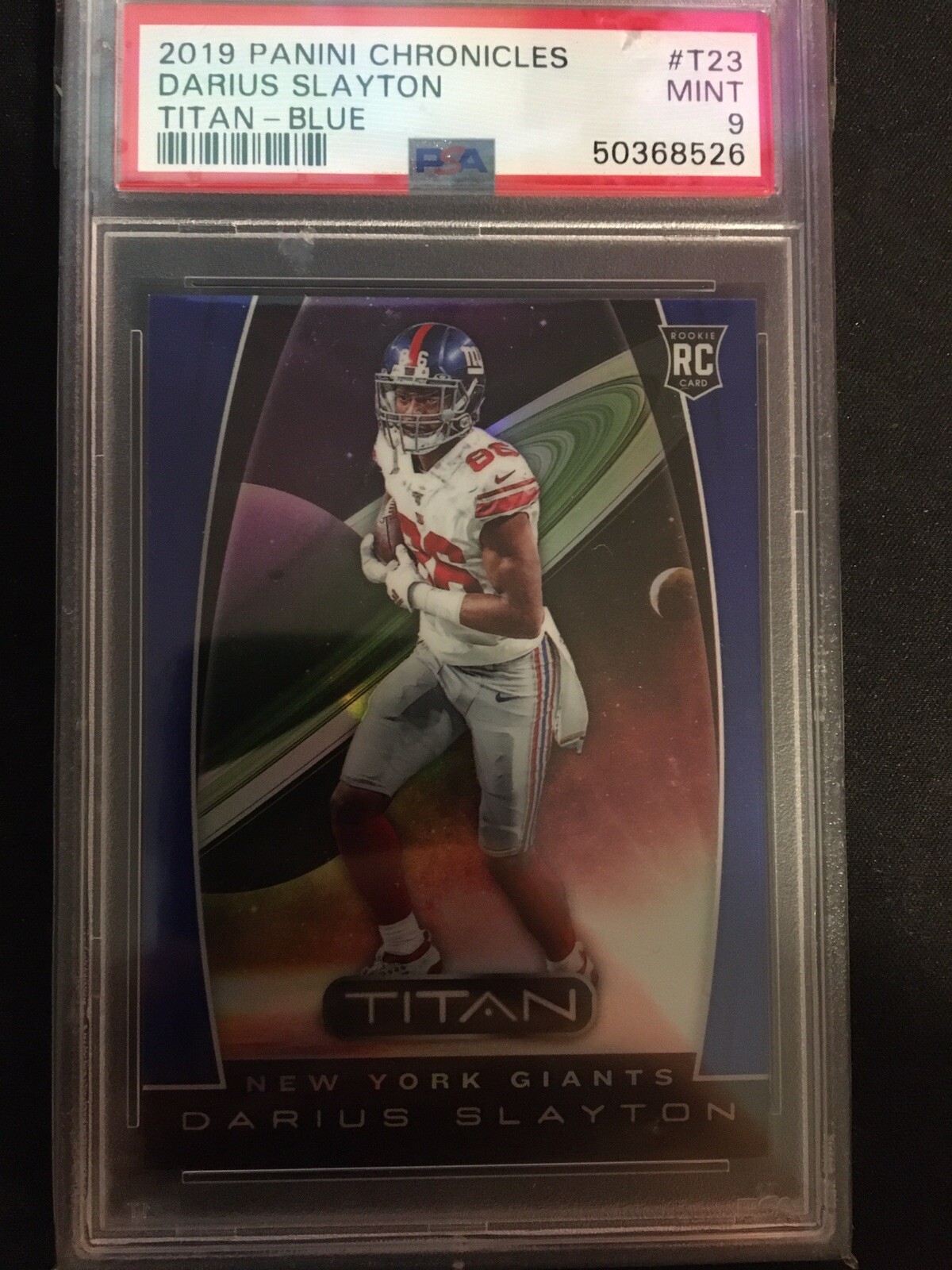 Darius Slayton Panini Chronicles Titan #T23 Blue