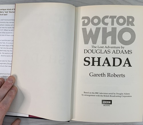 Doctor Who, The Lost Adventure, By Douglas Adams, Hardback Book, Shada, Exc - Picture 8 of 9
