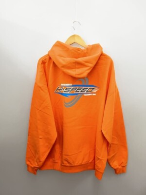 VETEMENTS HI-SPEED HOODIE COTTON Orange PRINT UA53HD500O Size:S | eBay