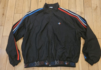 2020 ADIDAS Adicolor Tricolor Primegreen Black Track Jacket 2020 ADIDAS Adicolor Tricolor Primegreen Black Track Jacket